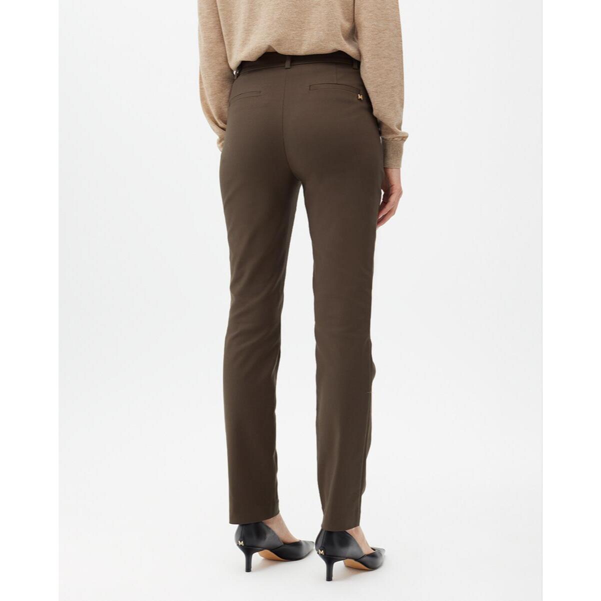 Pantaloni con tasche con zip in tessuto elastico