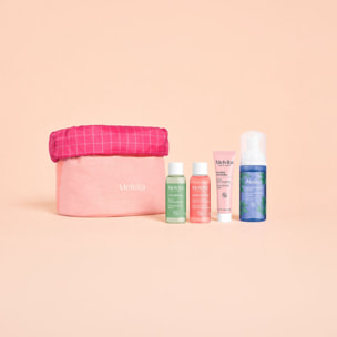 La voyageuse - Mousse Nettoyante Éclat 50ml + 3 Produits