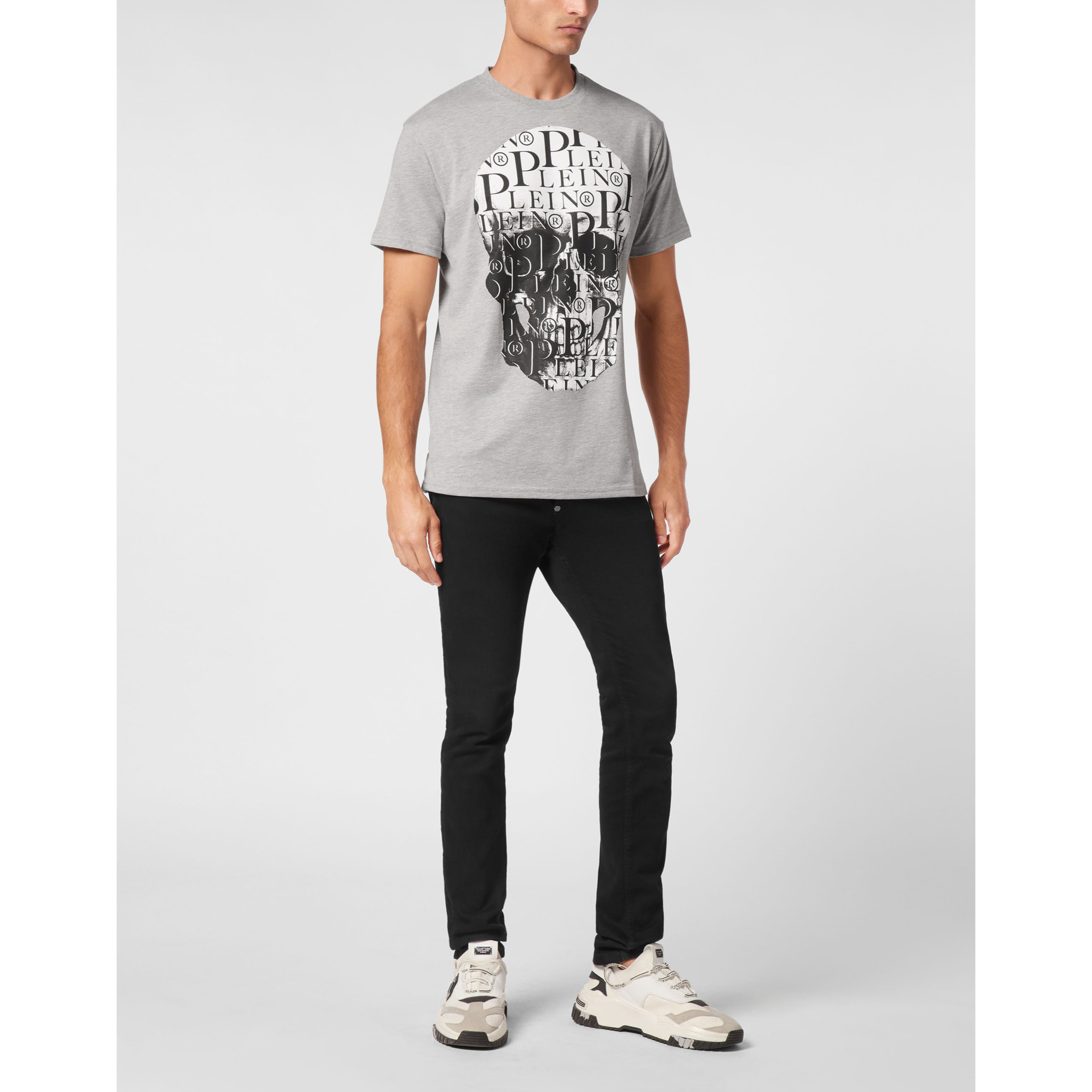 PHILIPP PLEIN Camiseta Cuello Redondo SKULL