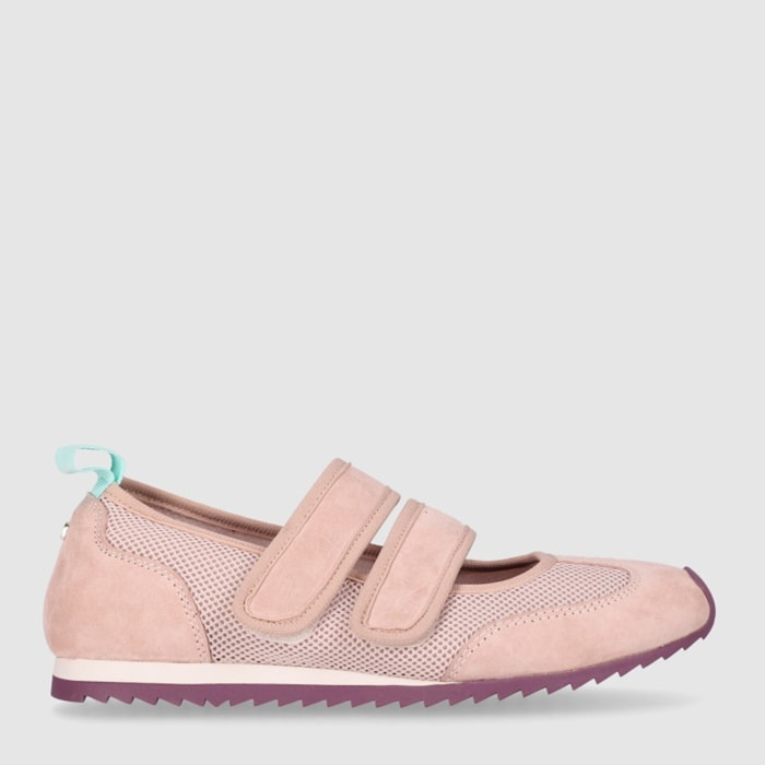 Zapatos de Tejido - Rosa - Tacón: 1 cm