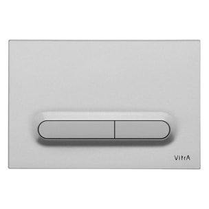 Bâti support 82cm + WC suspendu + Abattant softclose + Plaque chrome mat (VUNI82FUSIONTQ-5)