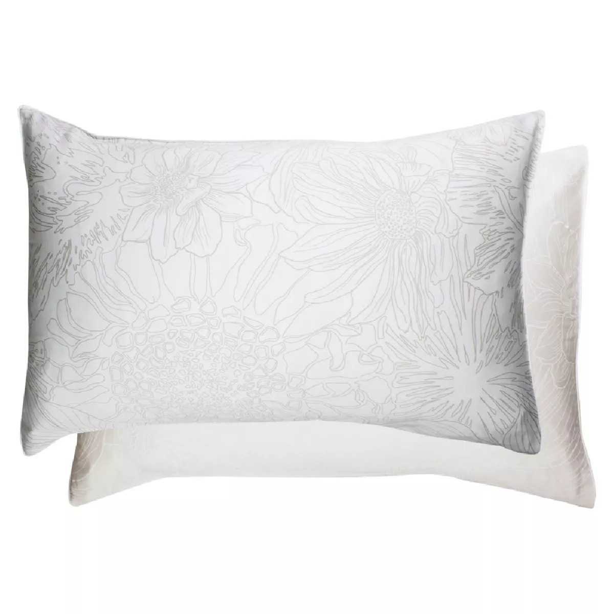Taie d'oreiller Flower power natural