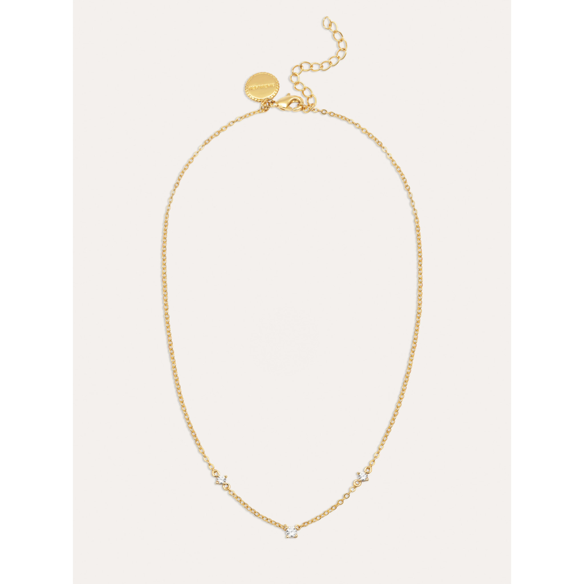 Collar Lira Baño Oro