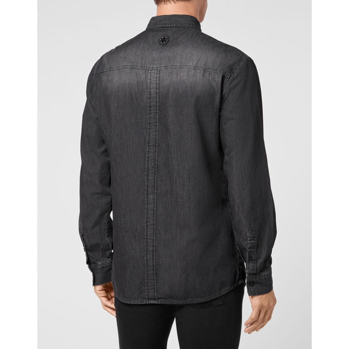 PHILIPP PLEIN Camisa vaquera