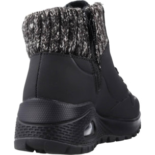 Botines Mujer Uno Rugged Negro
