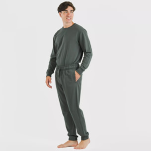 Pantalón largo básico deportivo verde menta