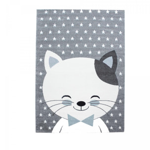 Tapis enfant tissé motif animaux NILI