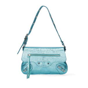 Borsa a spalla da donna In Vera pelle Made in Italy 28x15x5 cm