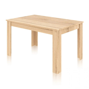 Mesa de comedor extensible roble canadian 140-190x90 cm Danna Roble Canadian