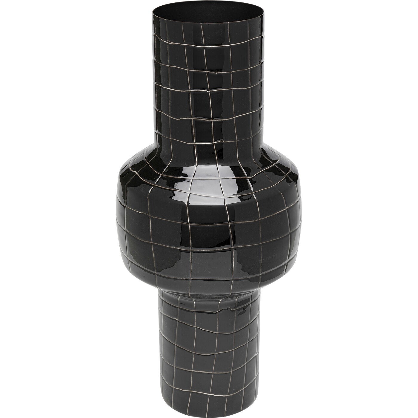 Vase Mesh noir 42cm Kare Design