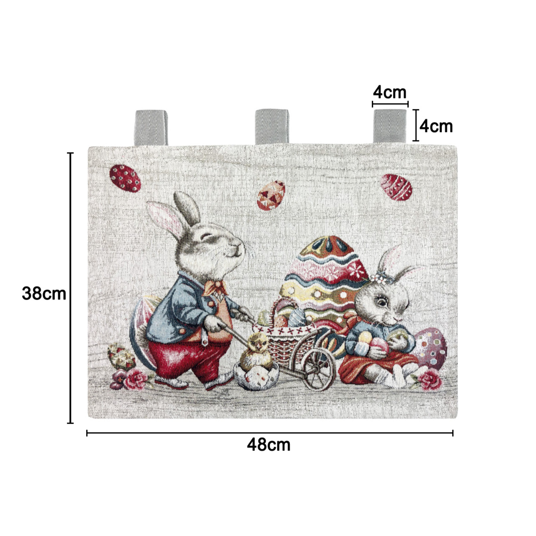 Copriforno Cucina Universale Cinigliato Copertura ProtezioneDecoarzione Forno Disegno Bunny Easter