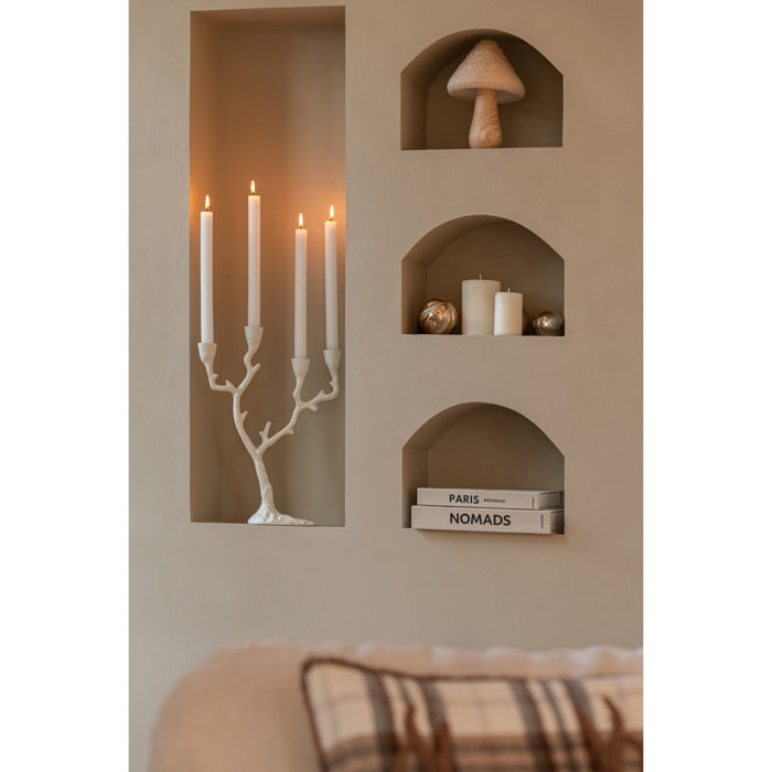 J-Line 2 champignons - bois - naturel/beige clair