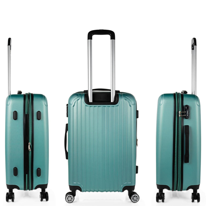 Maleta Itaca Sevron Set De 3 Unidades Aguamarina