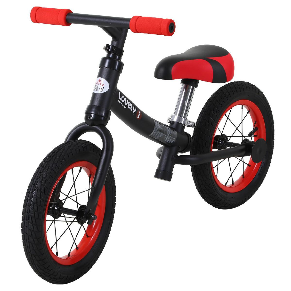 Draisienne enfant roues 12'' hauteur selle réglable acier noir