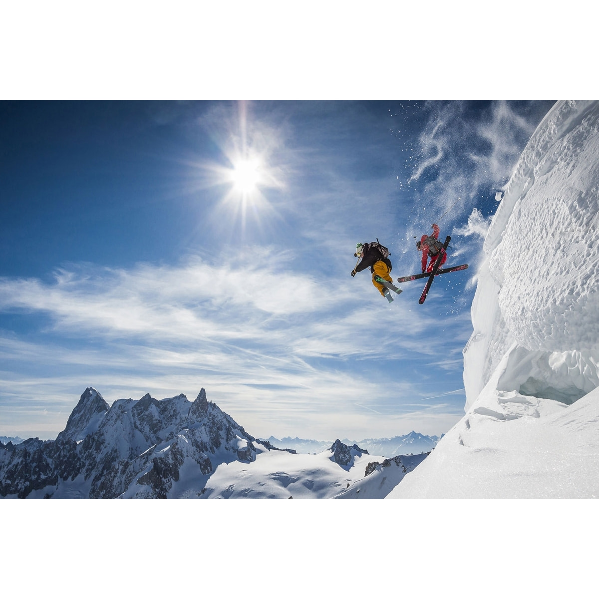 Tableau sport saut à ski Toile imprimée