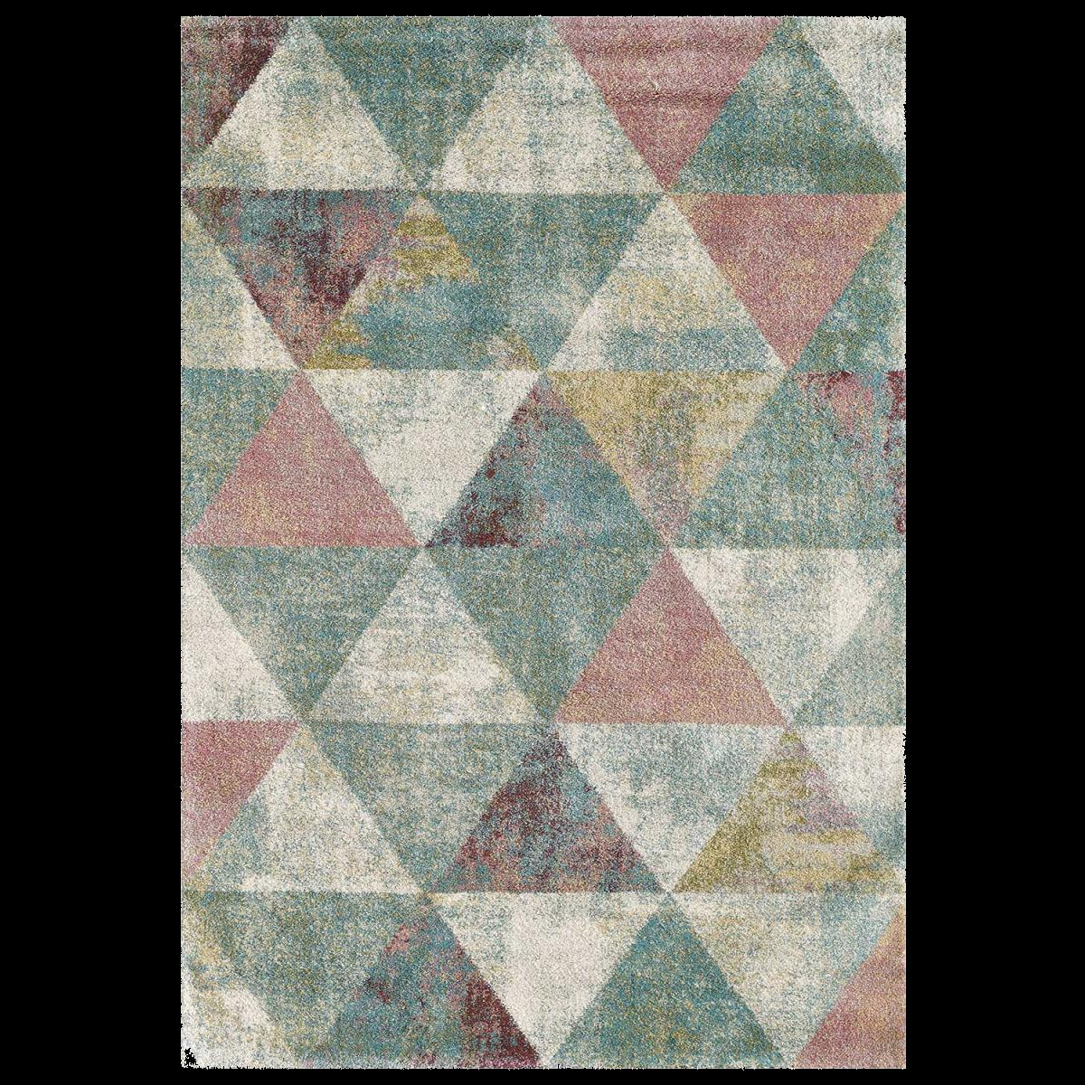 Tapis salon et chambre tissé motif scandinave LIJI