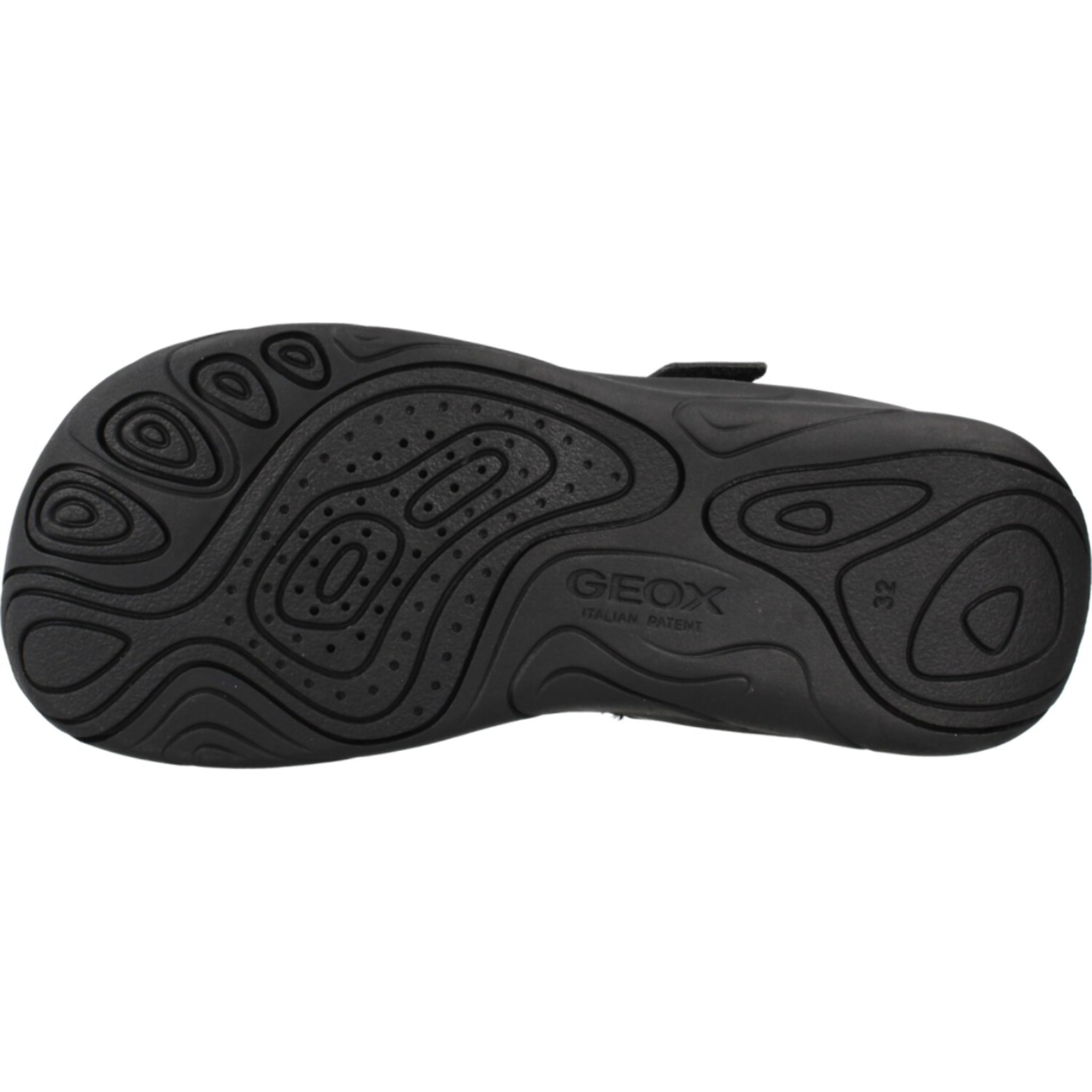 Zapatillas Niño de la marca GEOX  modelo J66PDD 0FU54 J FOOT RUN BOY NEGRO