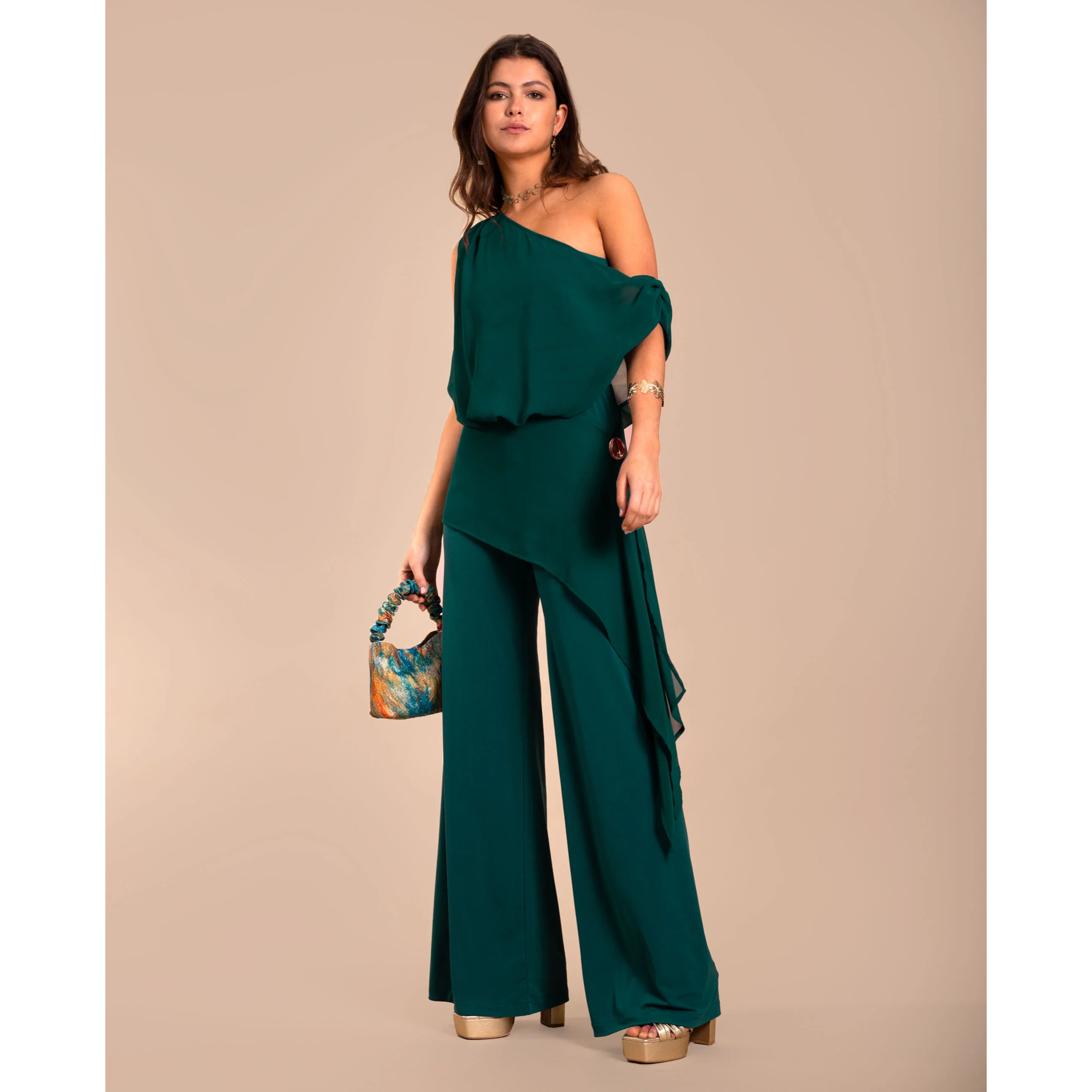 Mono largo de punto con capa multiposición