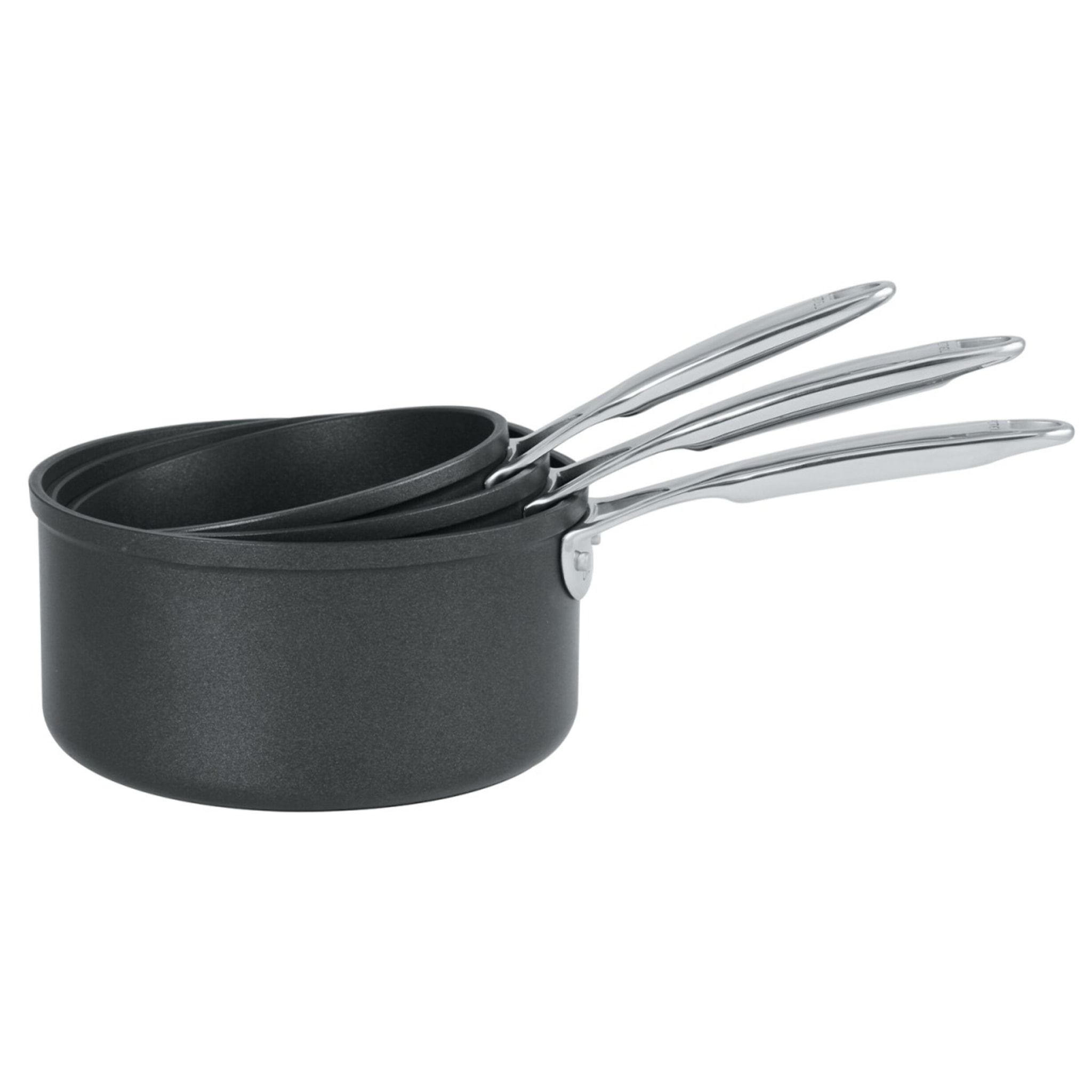 Casserole antiadhésive en aluminium avec couvercle