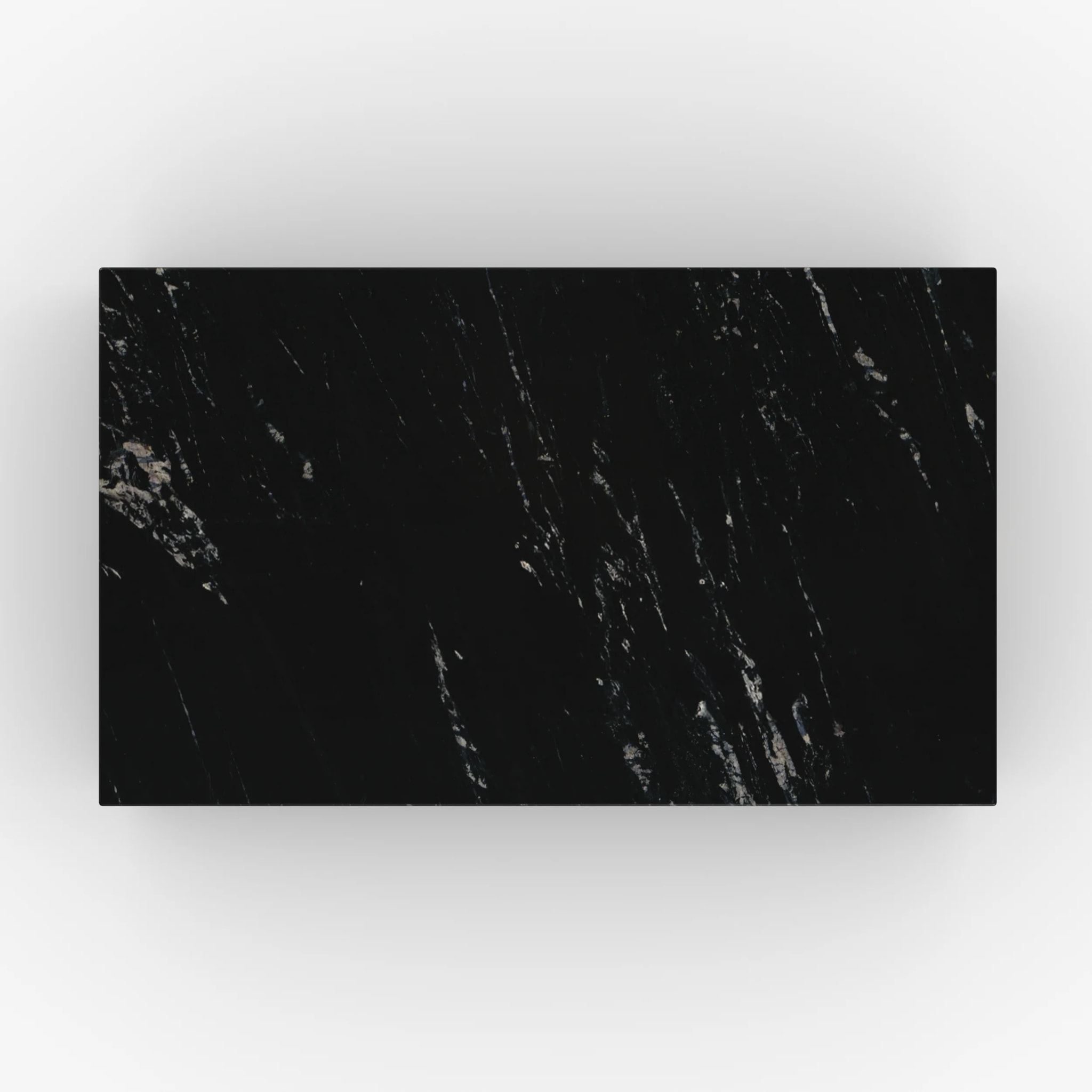 Table basse rectangulaire en marbre noir - Izaé