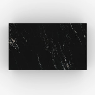 Table basse rectangulaire en marbre noir - Izaé