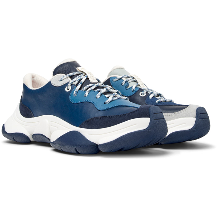 Zapatillas - CAMPER Karst 2 Twins - Azul - Cuero liso