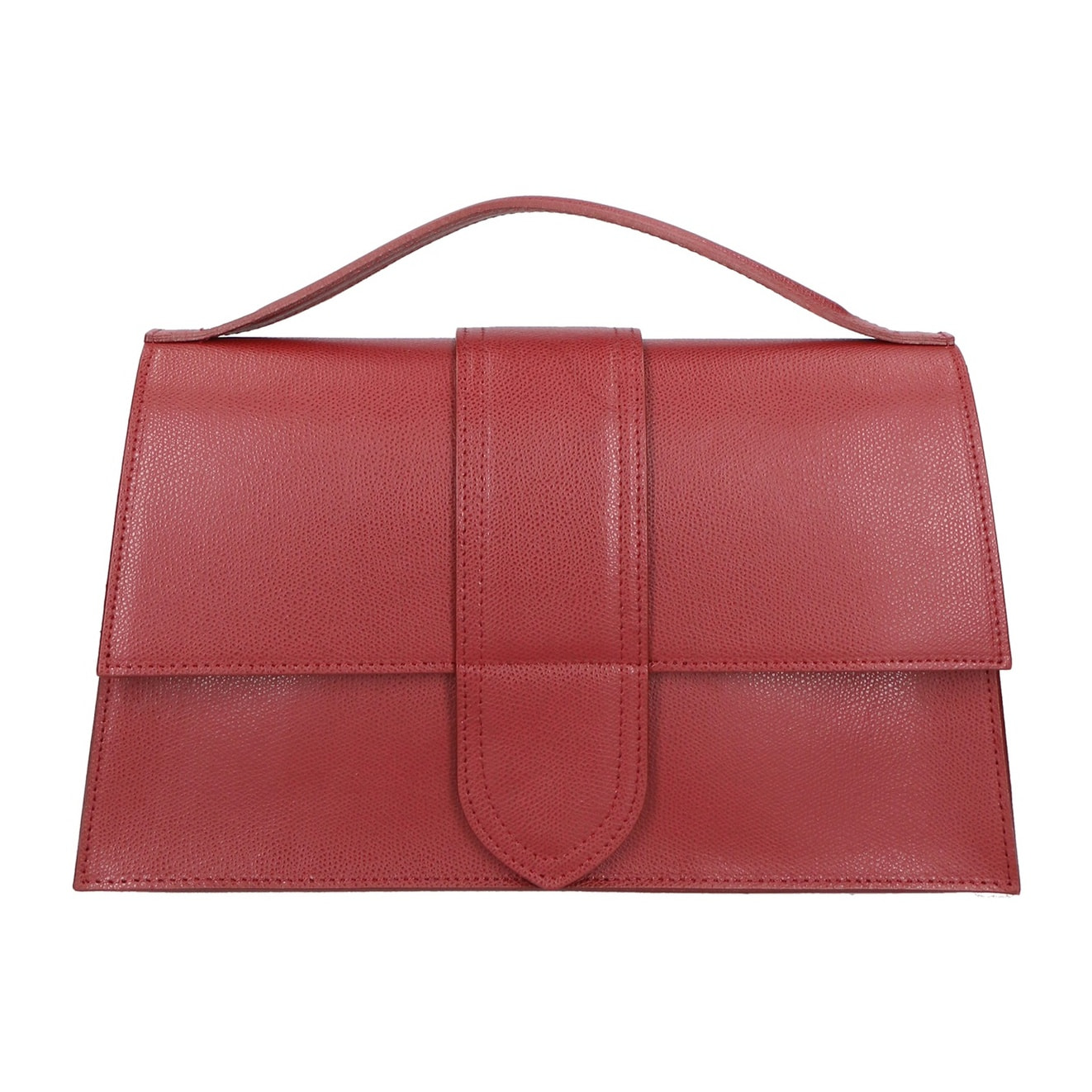Borsa a mano da donna - Modello Lina - Vera pelle - 34.0 x 20.0 x 9.0 cm