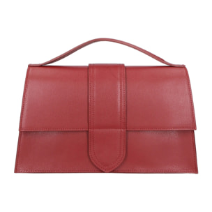 Borsa a mano da donna - Modello Lina - Vera pelle - 34.0 x 20.0 x 9.0 cm