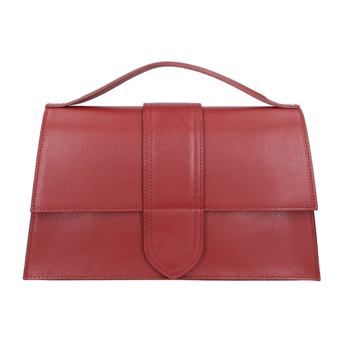 Borsa a mano da donna - Modello Lina - Vera pelle - 34.0 x 20.0 x 9.0 cm