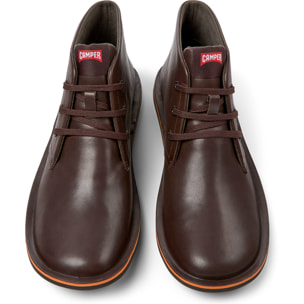 Botines - CAMPER Beetle - Marron - Cuero liso