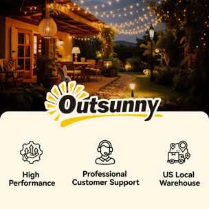 Fontaine de Jardin LED 4 niveaux résine - 38 x 36 x 85 cm - gris