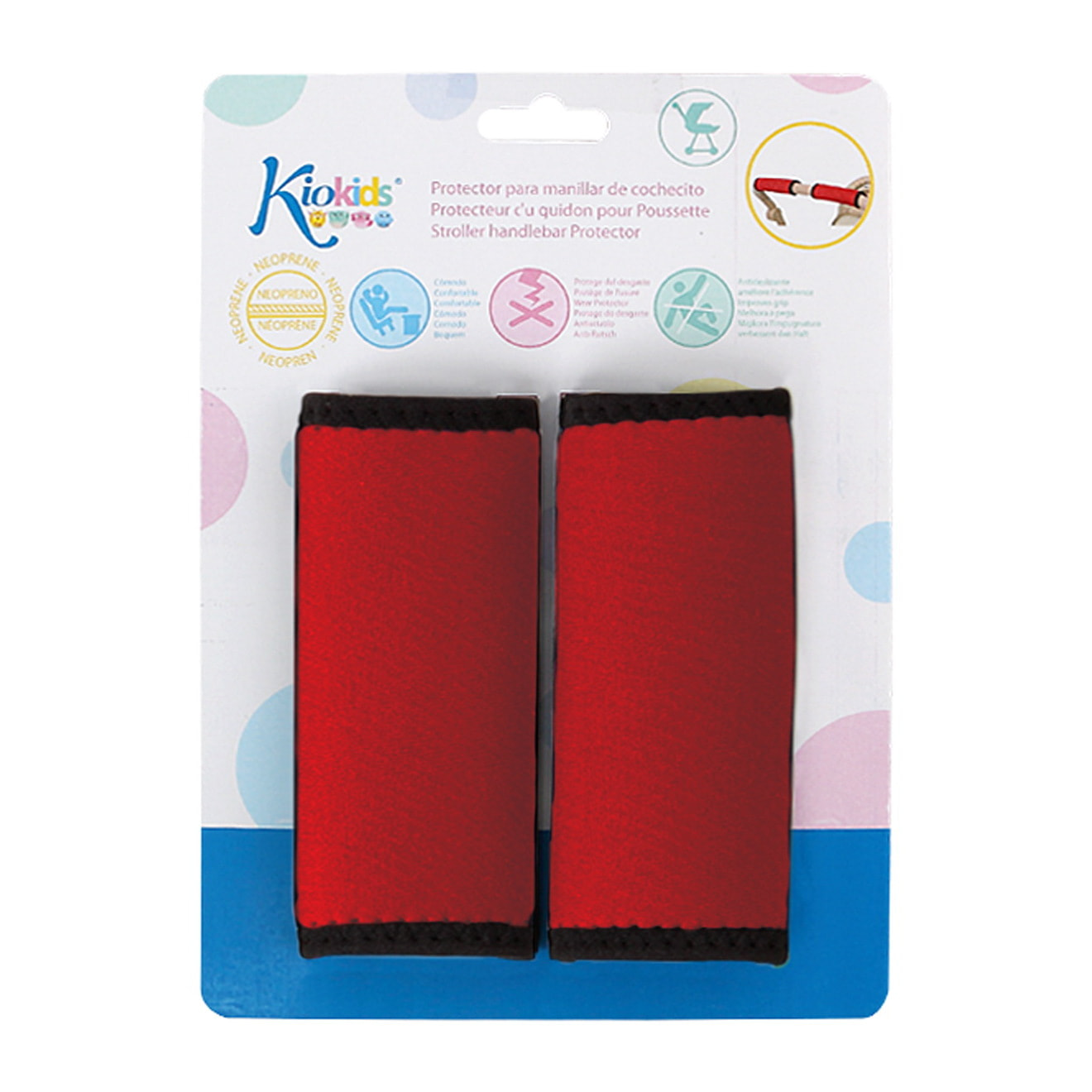 FUNDAS MANILLAR COCHECITO ROJAS