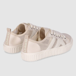 Deportivos de Tejido - Beig - Tacón: Bajo