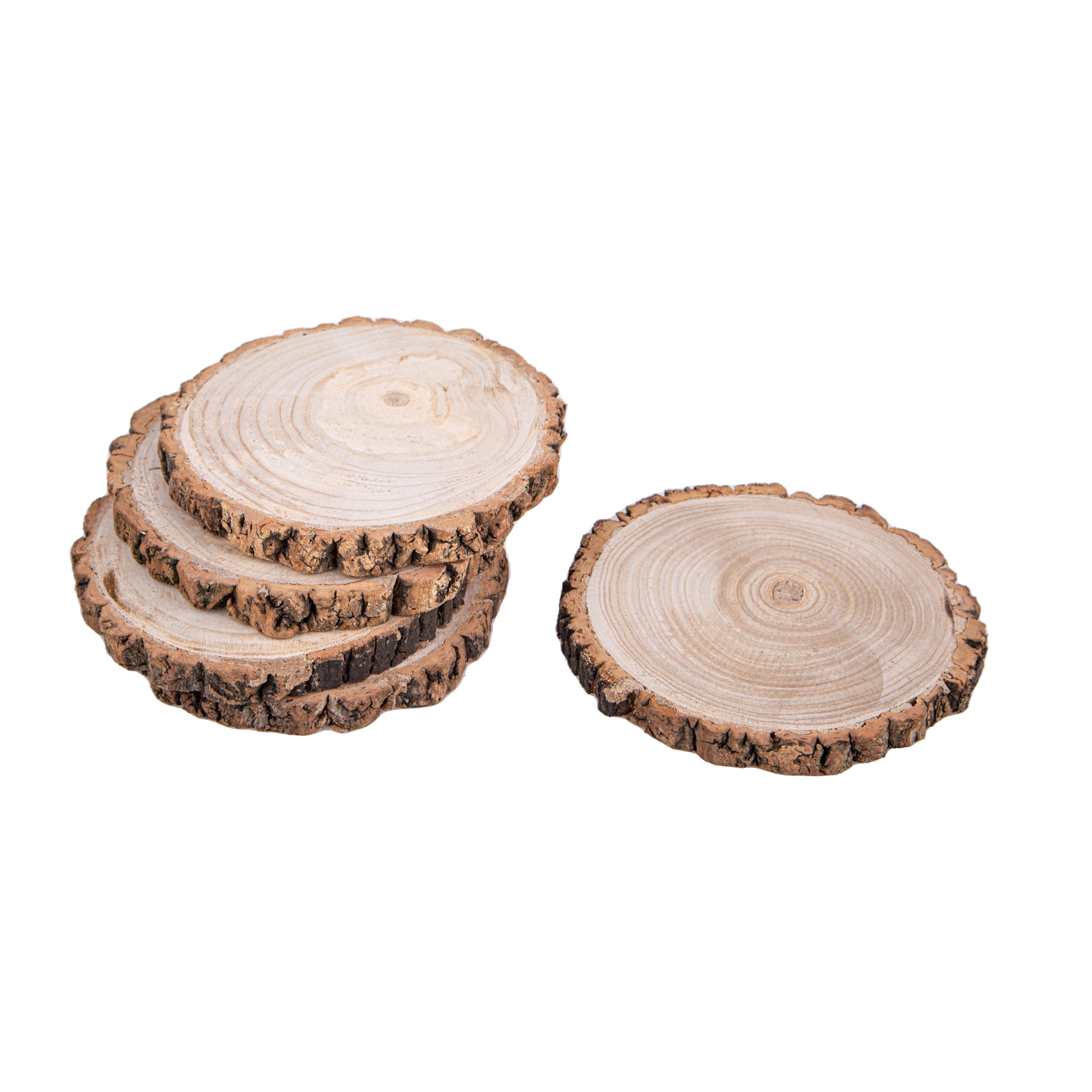 Fetta legno - Pezzi 6 - MARRONE - Bianchi Dino SpA