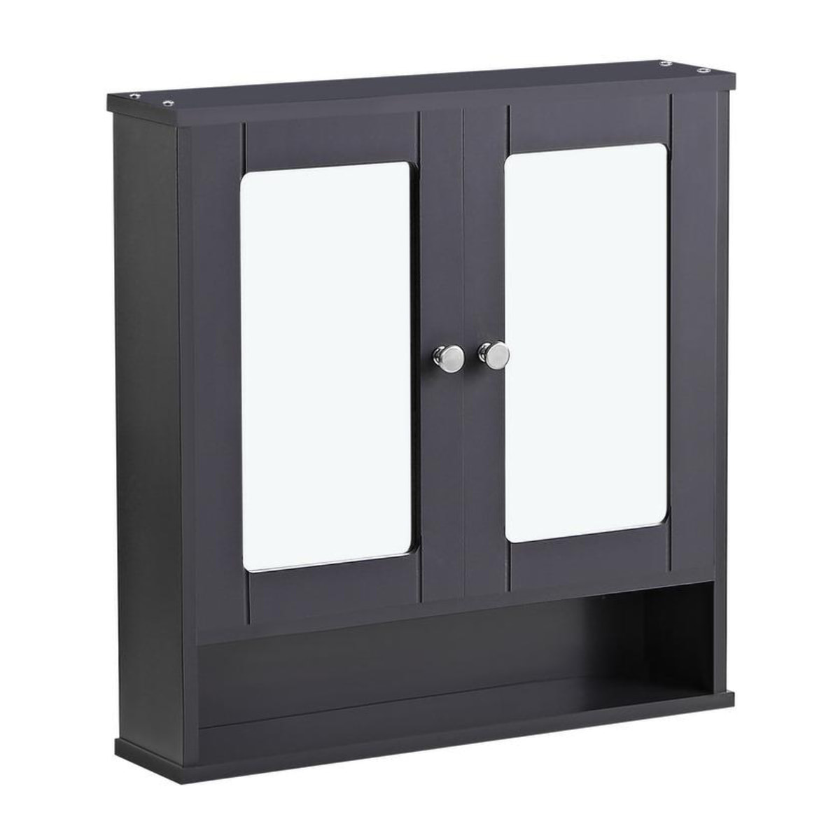 Specchiera bagno contenitore grigia 56x13x58 - Joyce