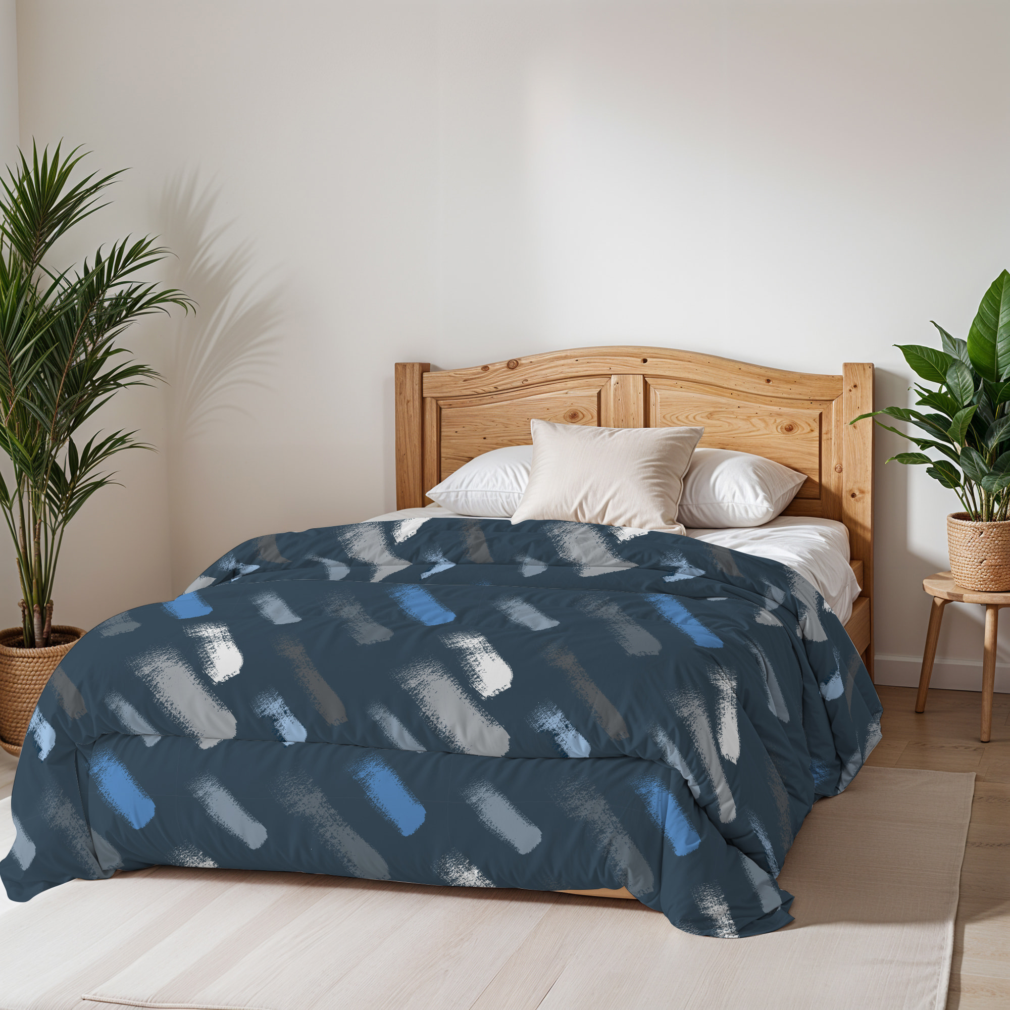 TRAPUNTA BASIC INVERNALE STAMPATA PIAZZA E MEZZA, GESSETTI