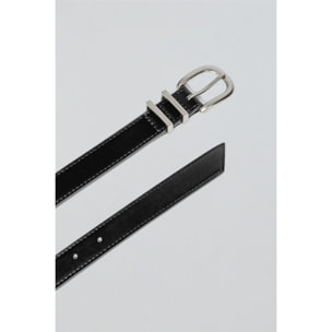 Cinturón Blossom negro con grabado Polo Club