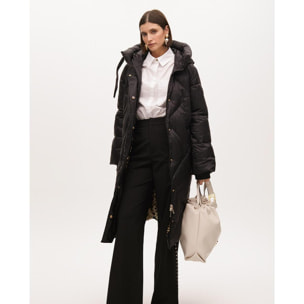Parka in Piuma con Cappuccio