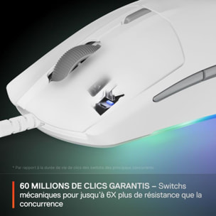 Souris Gamer Filaire STEELSERIES Rival 3 Gen 2 Blanche