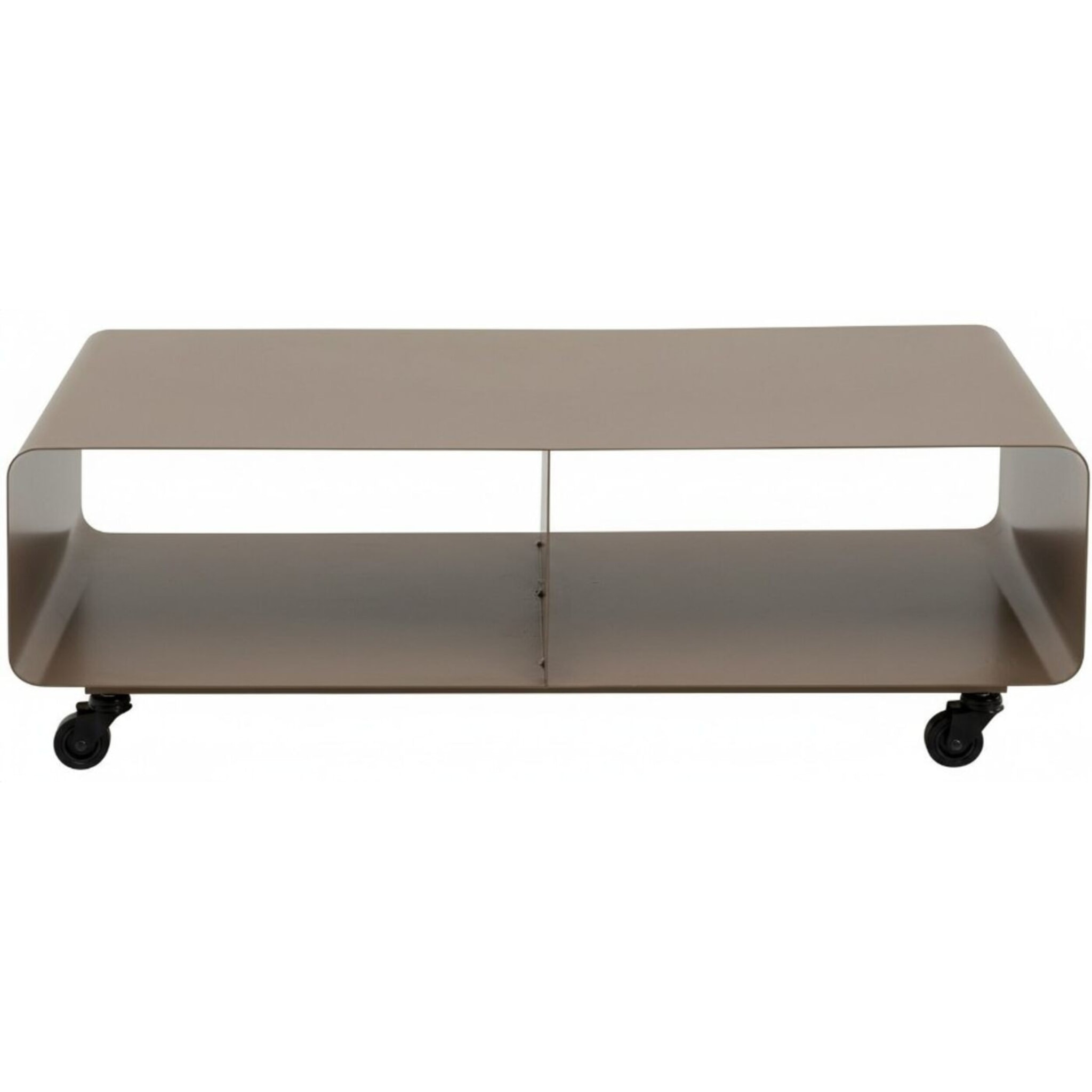 Meuble TV Lounge à roulettes taupe Kare Design