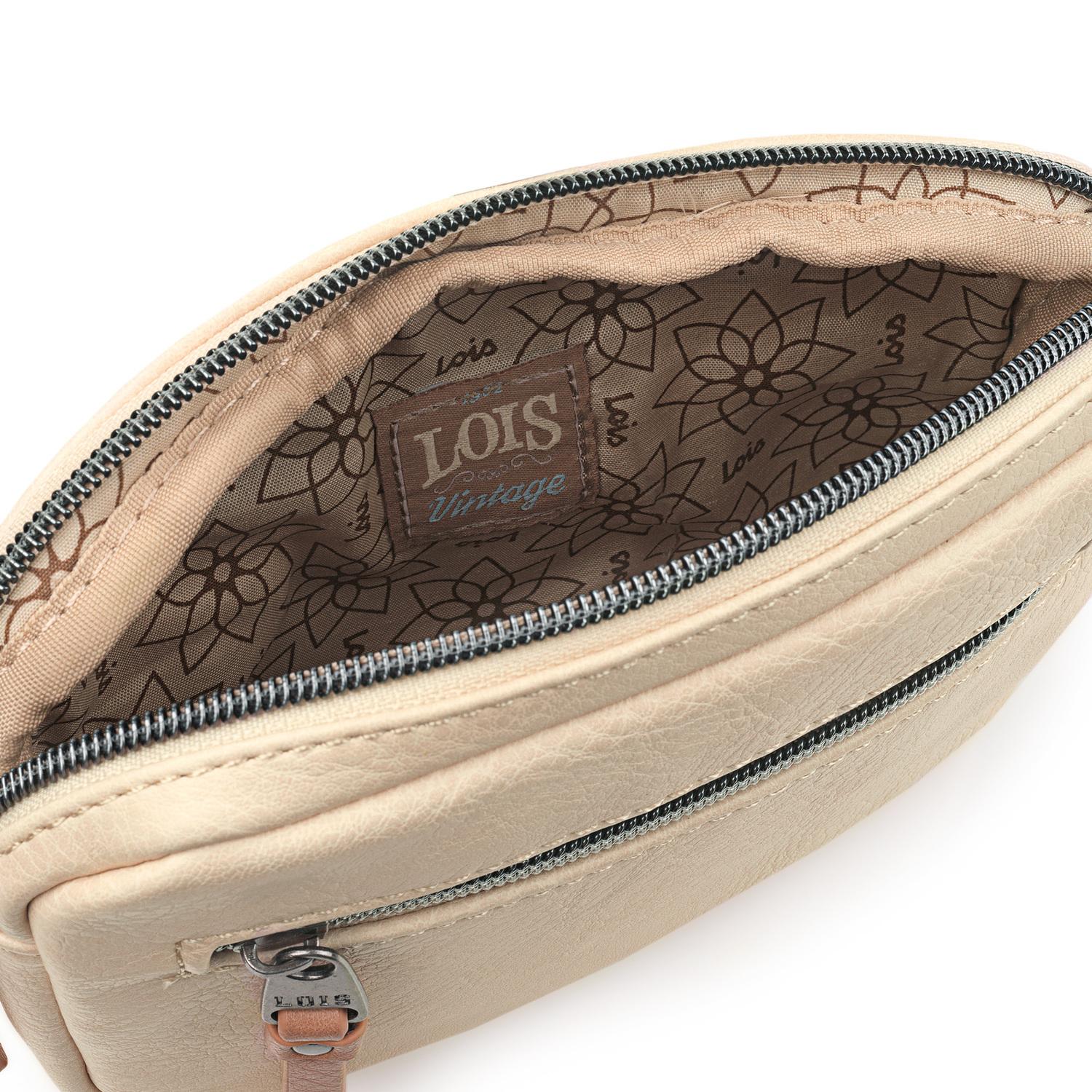 Mini Bolso Bandolera Galatea Coco Beige