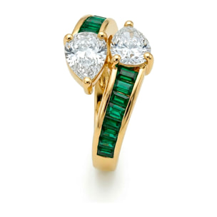 Anillo Darbia acabado oro amarillo 18k