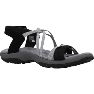 Sandalias Mujer Reggae Slim-takes Two Negro