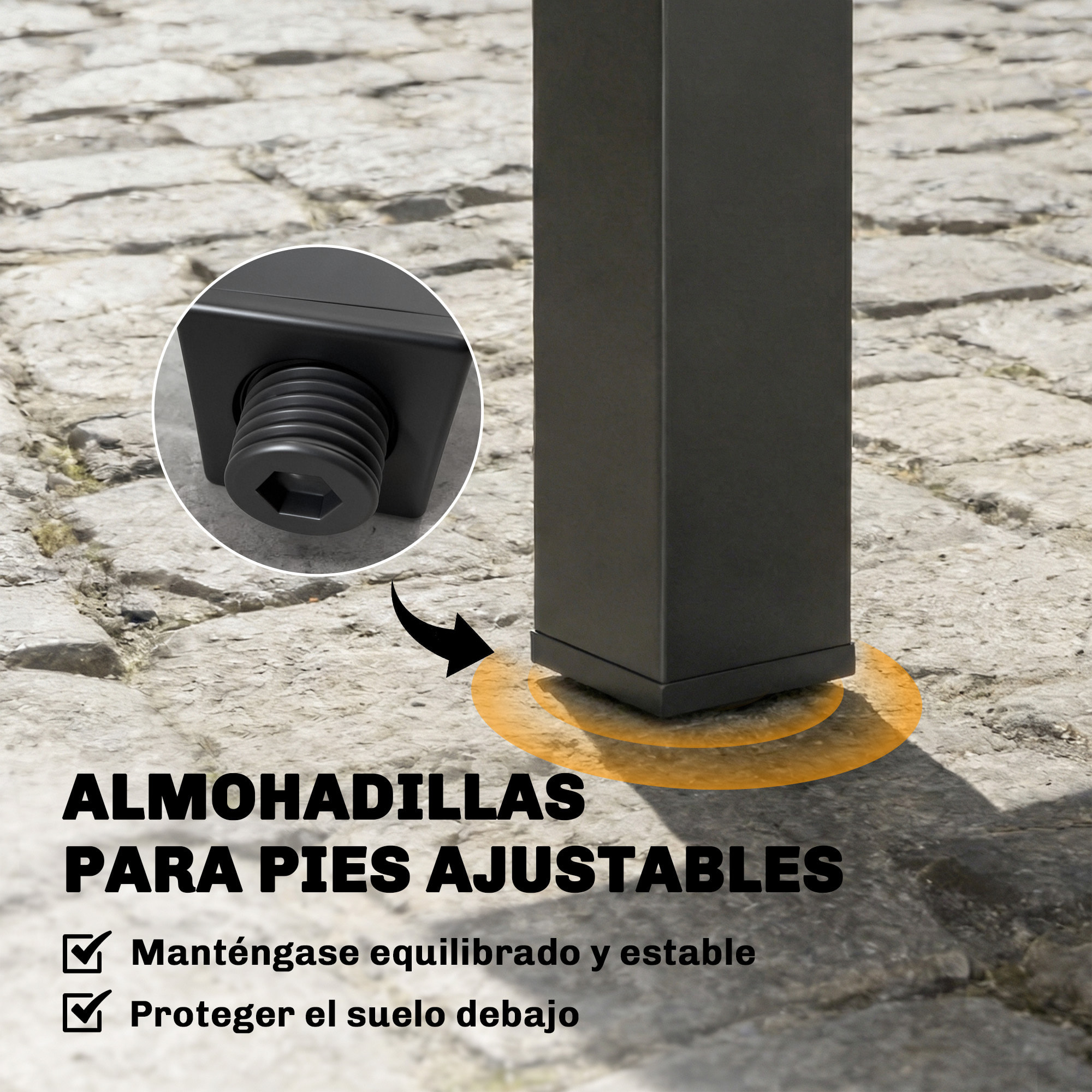 Mesa de Jardín Extensible 80/160x80 cm, Mesa de Comedor Exterior Extensible Rectangular de Aluminio, con Superficie de Lamas de Efecto Madera, para 4-6 Personas, para Patio, Terraza, Negro