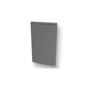 Radiateur Électrique Vertical LCD Céramique Gris Anthracite 1500W