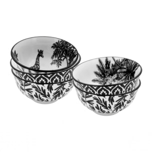 Lot de 6 petits bols, SAVANA