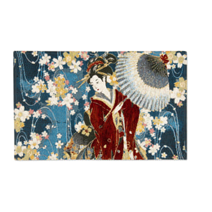 Tappeto Excelsa Kimono in poliestere e cotone 45x75x0,7 cm multicolore