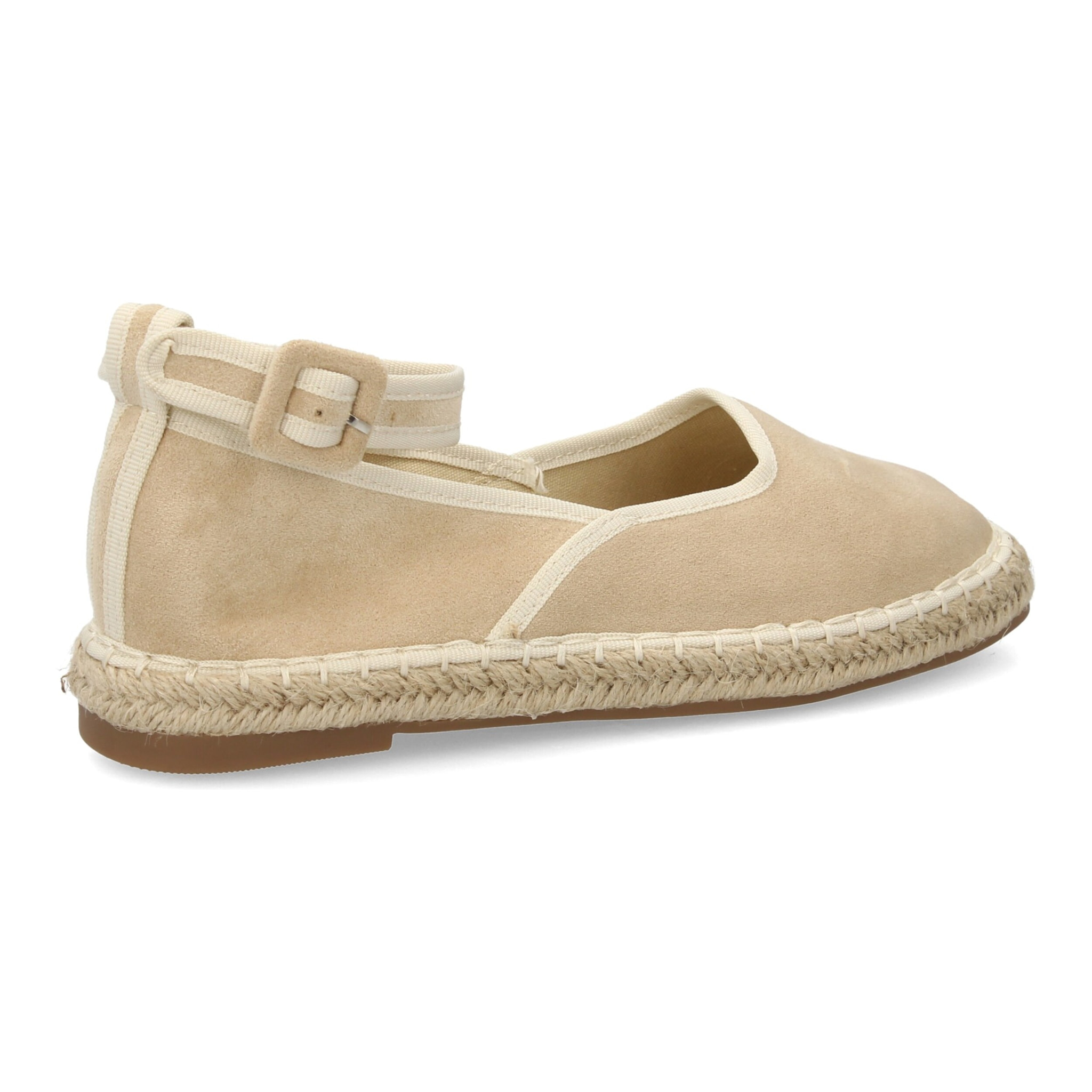 Alpargatas planas para mujer con cintas al tobillo