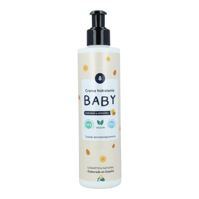 Crema hidratante infantil Caléndula y Almendra Planeta Huerto 250 ml