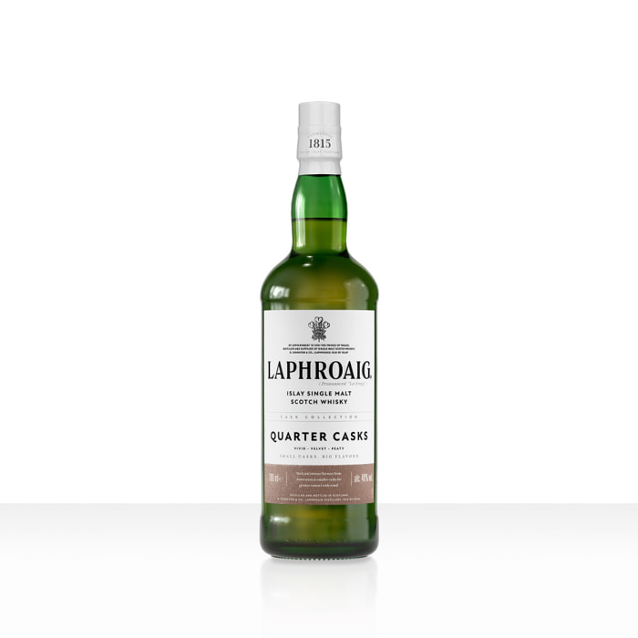 Laphroaig Quarter Cask Islay Single Malt Scotch Whisky avec Étui | 48% vol | 70cl